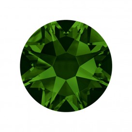 Dark Moss Green ss12 Swarovski Flatback Crystals 2088 Xirius Rose Non Hotfix