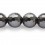 10mm Semi Precious Hematite faceted round beads string