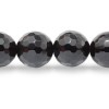 10mm Black Agate Semi Precious Faceted beads