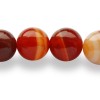 4mm Banded Red Agate semi precious Beads