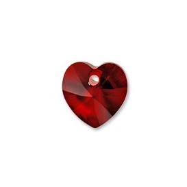 Siam Swarovski heart pendant 10.3 x 10mm - 6228