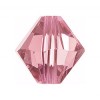Light Rose  4mm Swarovski Crystal Bicone Beads 5328 - PK 50Pcs