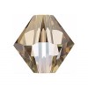 Crystal Golden Shadow 4mm Swarovski Crystal Bicone Beads 5328 - PK 50Pcs
