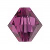 Fuchsia 4mm Swarovski Crystal Xilion Bicone Beads 5328 - PK 50Pcs