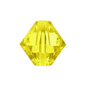 Citrine 4mm Bicone Beads 5328 Swarovski Elements (PRE - ORDER 3-7 Days) Wholesale Factory Pack 1440 Pcs