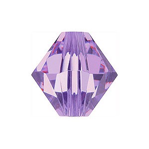 Violet 4mm Swarovski 5328 Bicone Beads (PRE - ORDER 3-7 Days) Wholesale Factory Pack 1440 Pcs