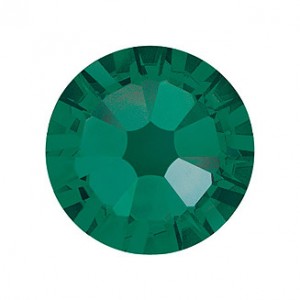 Emerald ss9 Flat Backs Non-Hotfix Swarovski Crystals Pack 100