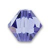 Tanzanite 6mm Swarovski bicone beads 5301