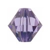 Tanzanite 6mm Swarovski Bicone Beads Xilion 5328 Pack 25