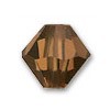 Smoked Topaz 6mm Swarovski bicone beads 5301