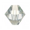 Silver Shade 6mm Swarovski Crystal Bicone Beads 5328 Pack 25