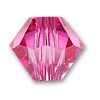 Rose 6mm Swarovski bicone beads 5301