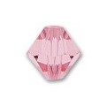 Light Rose 6mm Swarovski bicone beads 5301