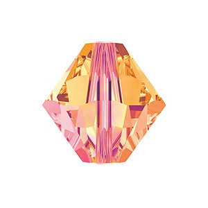 Crystal Astral Pink 4mm Swarovski Crystal Bicone Beads 5328 - PK 50Pcs