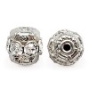 6mm Swarovski Rondelle Ball Silver Plated 47406 - Pk 12