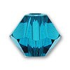 Indicolite 6mm Swarovski bicone beads 5301