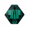 Emerald 6mm Swarovski Bicone 5328 Xilion Bead Pack 25
