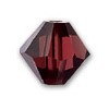 Burgundy 6mm Swarovski bicone beads 5301