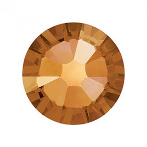 Crystal Copper ss7 Flatback Crystals No-Hotfix Xilion Rose 2058 PK 100 Pcs