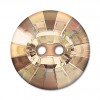 14mm Golden Shadow Swarovski 3019 Rivoli CB (2 Holes) Crystal Button - Single