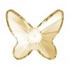 Golden Shadow 8mm Swarovski Flatback Crystals Butterfly 2854 - Pk12