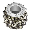 Crystal Metallic Light Gold 80901 Swarovski BeCharmed Pave Barrel Spikes 11.5mm Charm Bead - Single