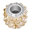 Crystal Golden Shadow 80901 Swarovski BeCharmed Pave Barrel Spikes 11.5mm Charm Bead - Single