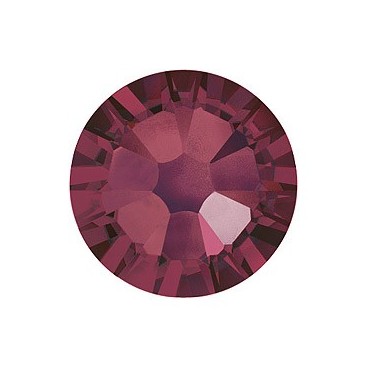 Burgundy ss12 Hotfix 2038 Flatback Crystals Swarovski Elements Pack 50