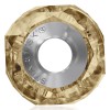 Golden Shadow 5928 Swarovski BeCharmed Helix Cut Bead - Single 14mm Charm Bead
