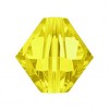 Citrine 6mm Swarovski Crystal Bicone Beads 5301 PK 25