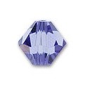 Tanzanite 4mm Swarovski bicone beads