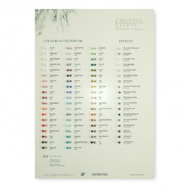 Swarovski Bicone Colour Chart