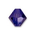 Purple Velvet 4mm Swarovski bicone beads