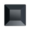 Jet Hematite 4mm Swarovski 2400 Square HOTFIX Flatback Crystals Pack 24 Pcs