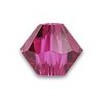 Fuchsia 5mm Swarovski bicone beads