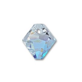 Crystal AB 6mm Swarovski 6328 Top Drilled Bicone Pendant (Pre-Order 3-7 Working Days) PK 360 Pcs