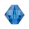 Capri Blue 6mm Bicone Beads 5328 Swarovski Crystal Elements Pack 25