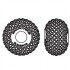 Peridot 80101 Swarovski BeCharmed Pavés Charm Bead with Round Stones - 14mm Single