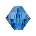 Capri Blue 6mm Bicone Beads 5328 Swarovski Crystal Elements