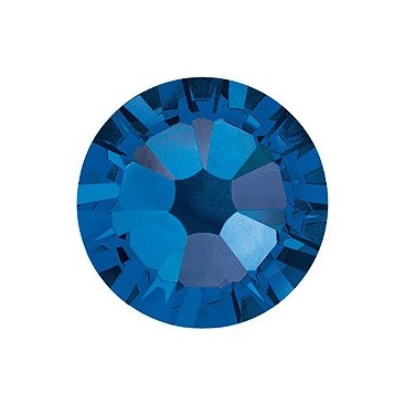 Capri Blue ss20 Swarovski Hotfix Flat Back Crystals 2038 Pack of 50 Pcs