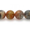 Semi Precious beads 4mm Crazy Lace Agate round string