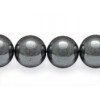 Hematite 4mm round gemstone beads string