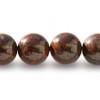 4mm Brecciated Jasper round semi-precious beads string