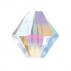 Crystal AB X2 6mm Swarovski Bicone 5328 Xilion Bead Pack 25