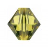 Lime 6mm Bicone Beads 5328 Swarovski Crystal Elements Pack 25