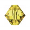 Light Topaz 6mm Bicone Beads 5328 Swarovski Crystal Elements Pack 25