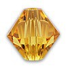 Light Topaz 6mm Swarovski bicone beads