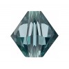 Indian Sapphire 6mm Swarovski Bicone 5328 Xilion Bead Pack 25
