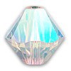 Crystal AB X2 4mm Swarovski bicone beads