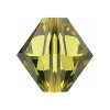 Lime 4mm Xilion Bicone Beads 5328 Swarovski Crystals - PK 50Pcs